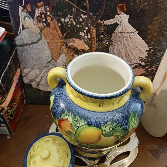 🍪🥠Biscotti Jar, Beautiful and colorful🌯 Handpainted,Beautiful Kitchen Decor🌶 - Picture 15 of 15